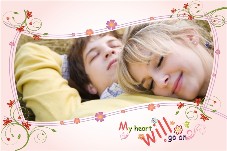 Love & Romantic photo templates My Heart Forever